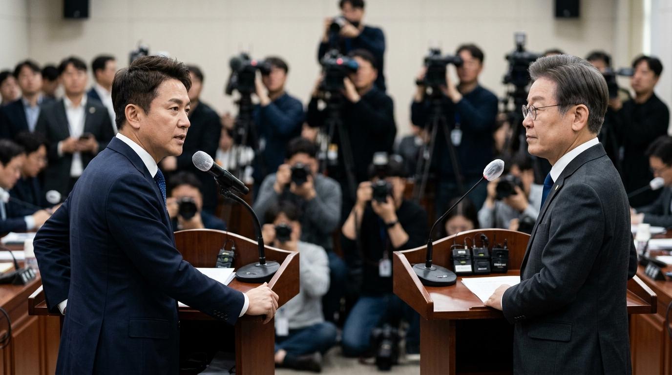이재명 언급에 대선 후보들, 날 선 공방