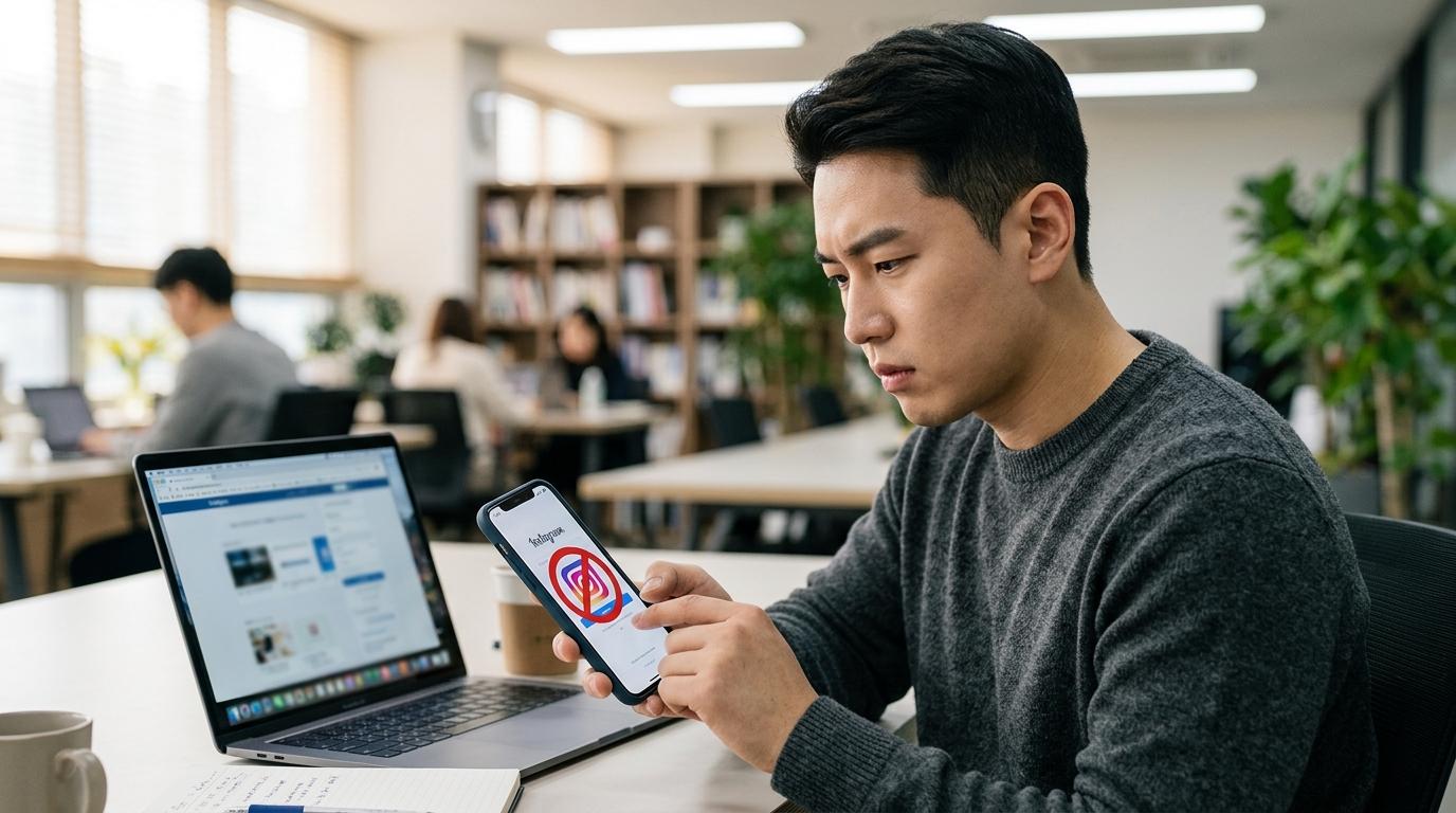 영구 잠긴 인스타그램 계정 복구 가능할까