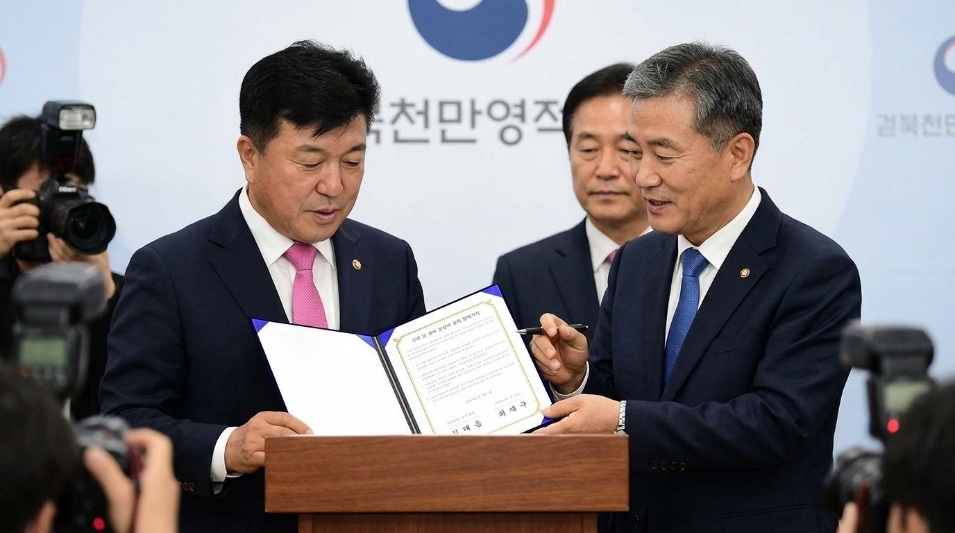 김태흠 충남지사 후보, 예산군과 정책 협약 체결