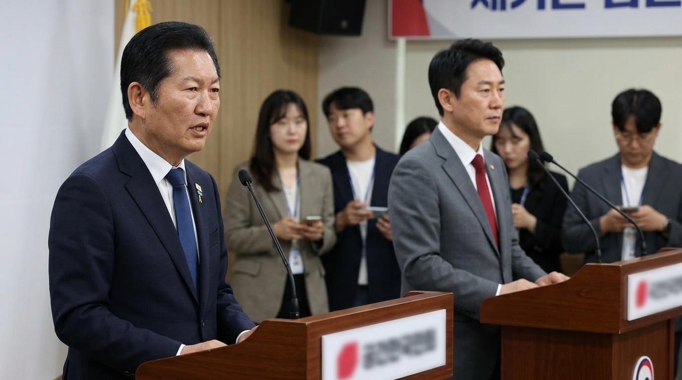 6・3 지방선거、告示まで20日　鄭淸來・張東爀両党代表が各地で遊説