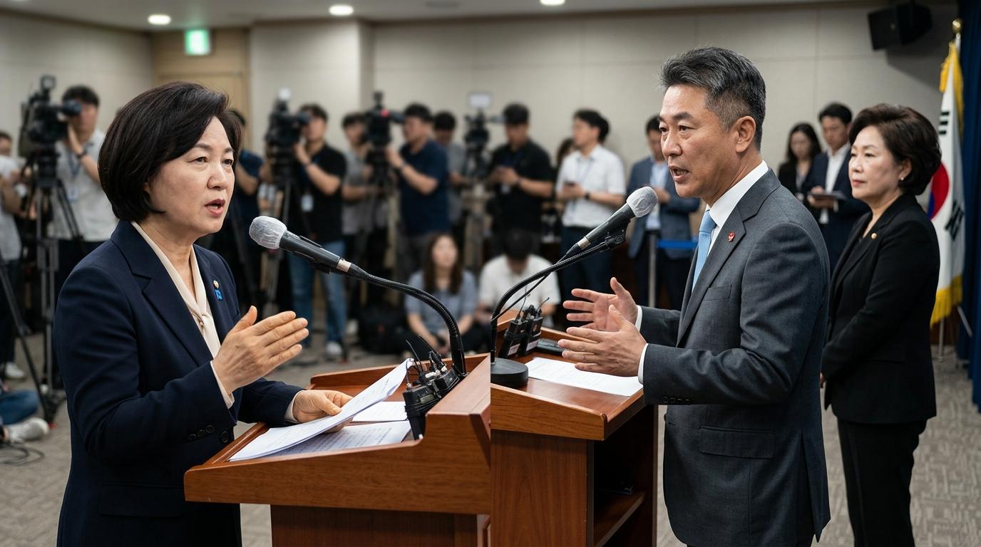추미애 "공소 취소 특검" 조항에 장동혁 "보수 어머니 추미애 돌아왔다"