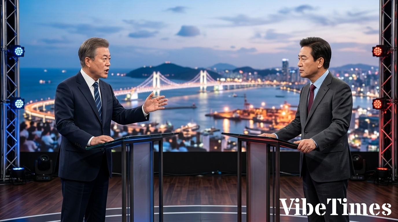 부산 북갑 보궐선거, 지역 발전 놓고 한동훈·박민식 후보 설전