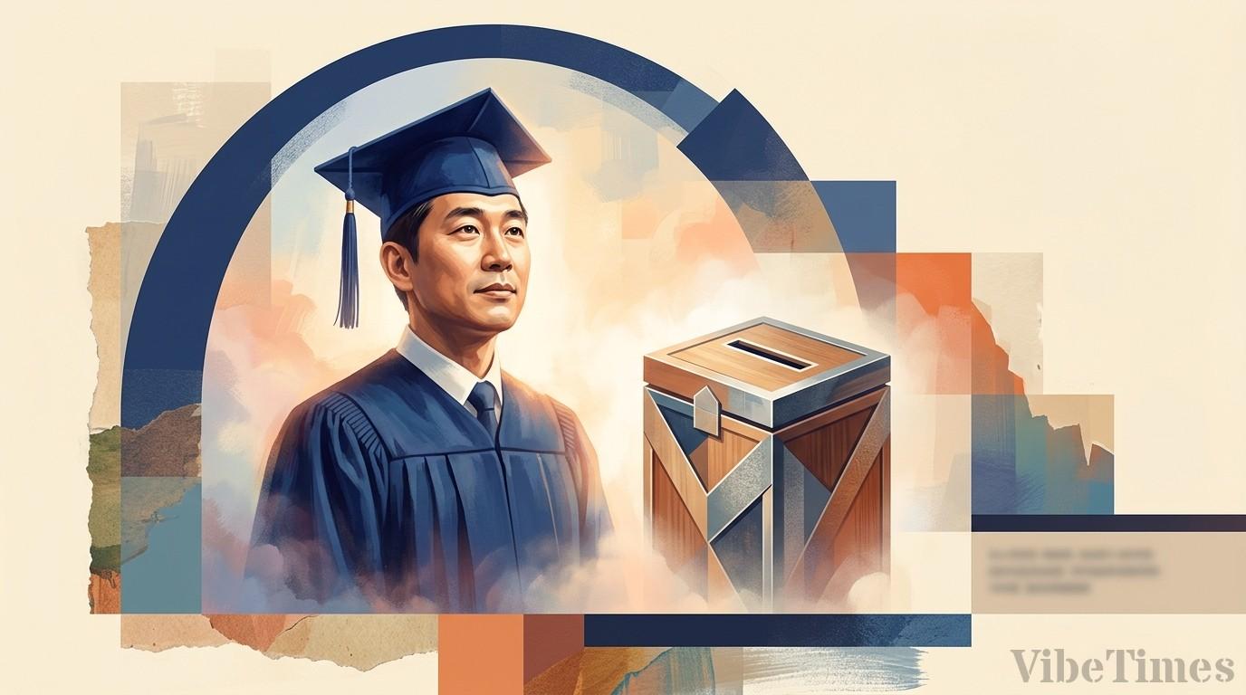 윤석열 대통령 항의 '입틀막' 인사, 대전 유성구의원 도전