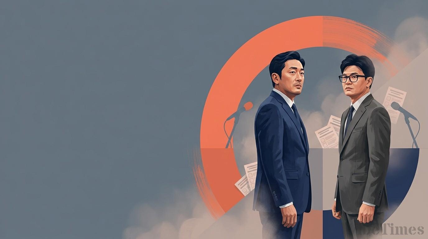 부산 북구갑 보궐선거, 하정우·한동훈 후보 맞붙어