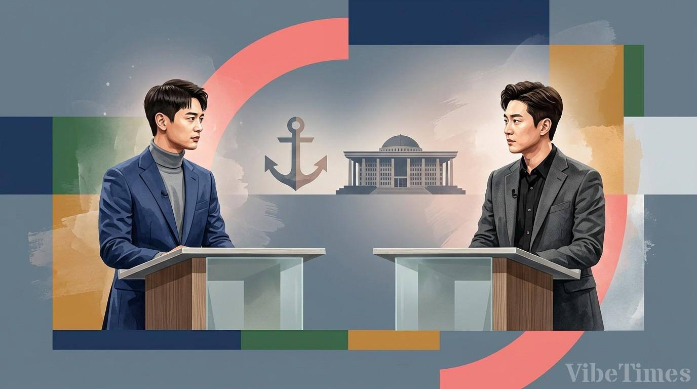 세종시장 TV토론 최민호·조수연, 해수부 이전 놓고 격론