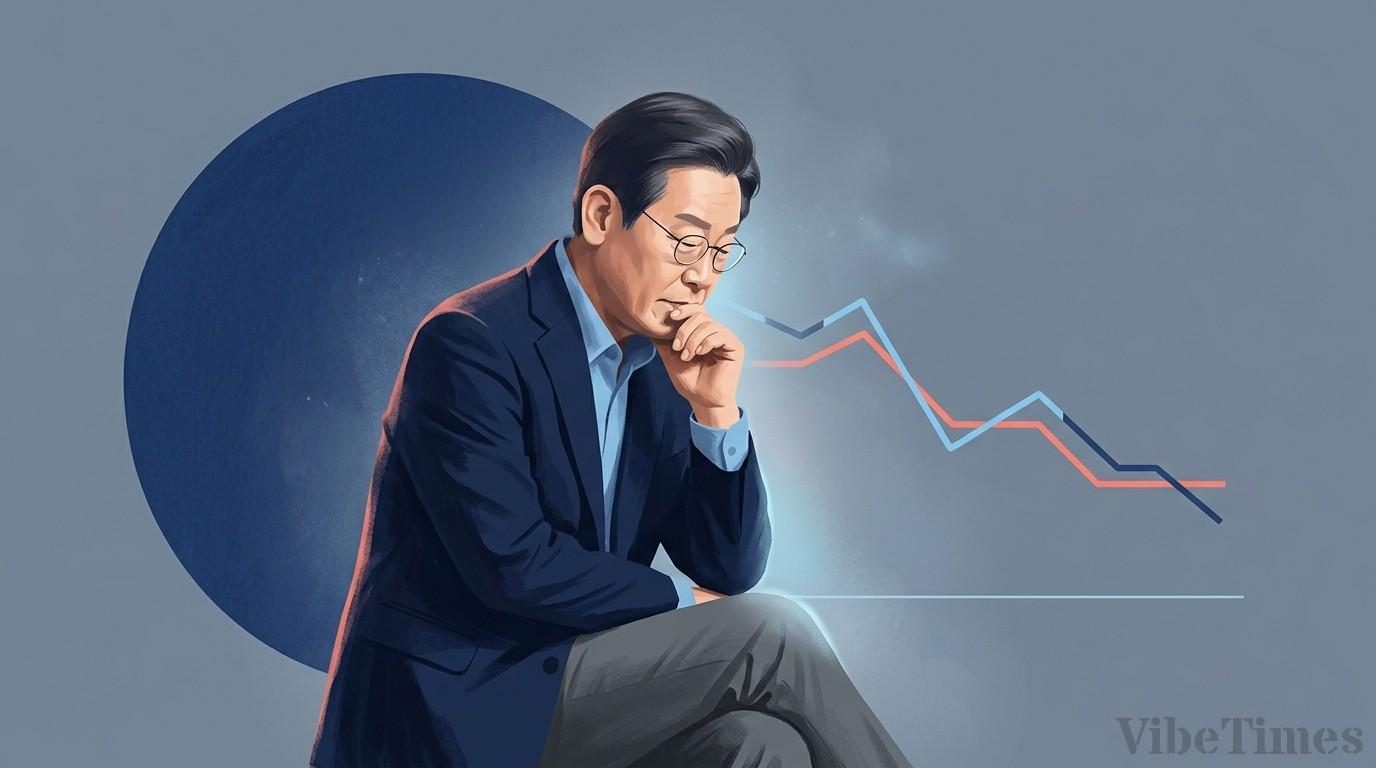 이재명 대통령 지지율, 3주 만에 하락세로 돌아섰다