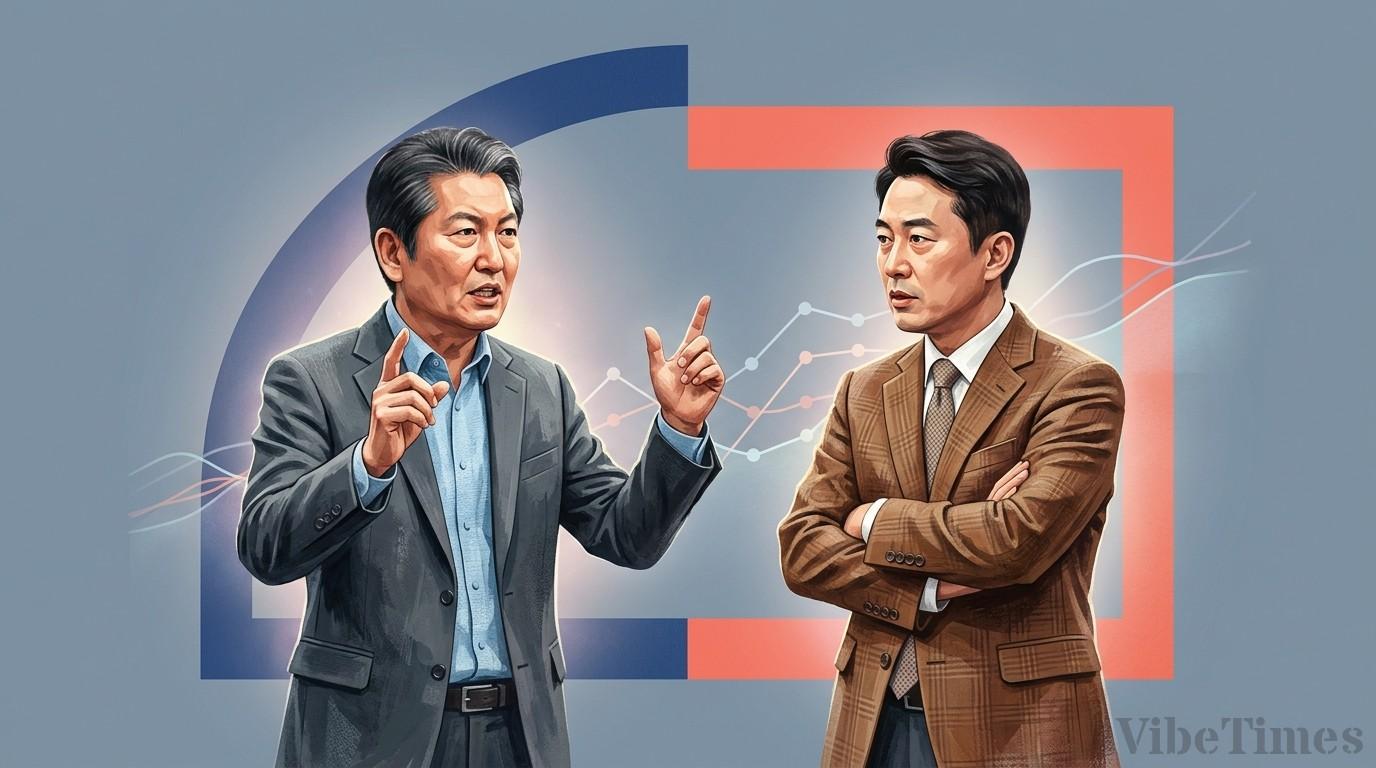 정청래, 이재명 지지 호소… 장동혁, '독재 중단' 촉구
