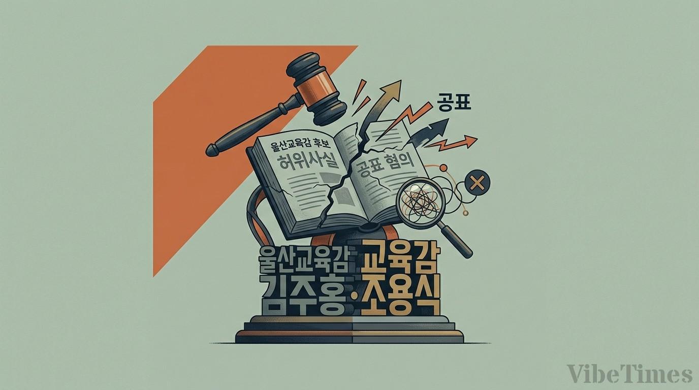 울산교육감 후보 김주홍, 조용식 허위사실 공표 혐의 고발