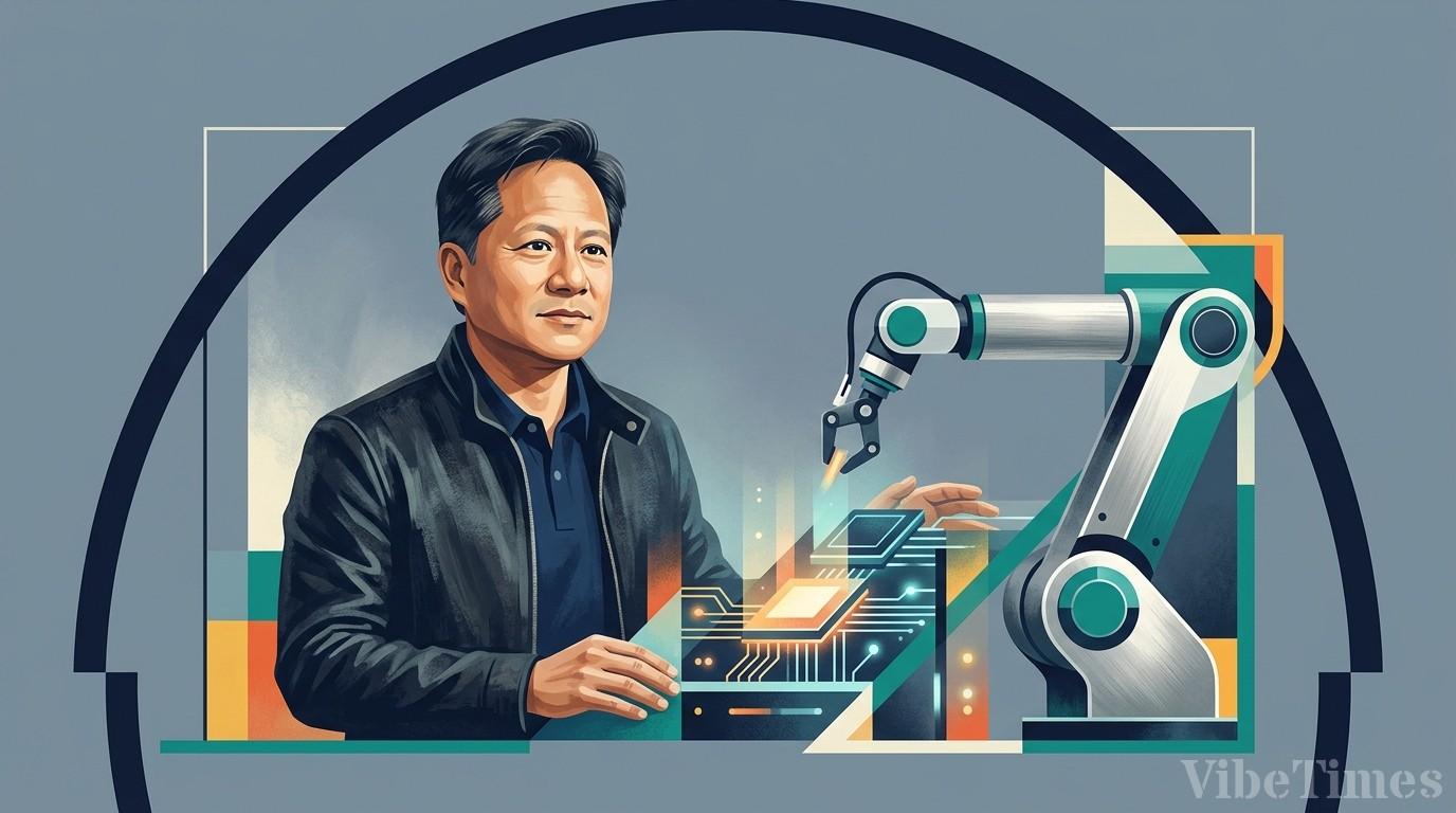 젠슨 황 엔비디아 CEO, 두산과 로봇·AI 협력 강화 모색