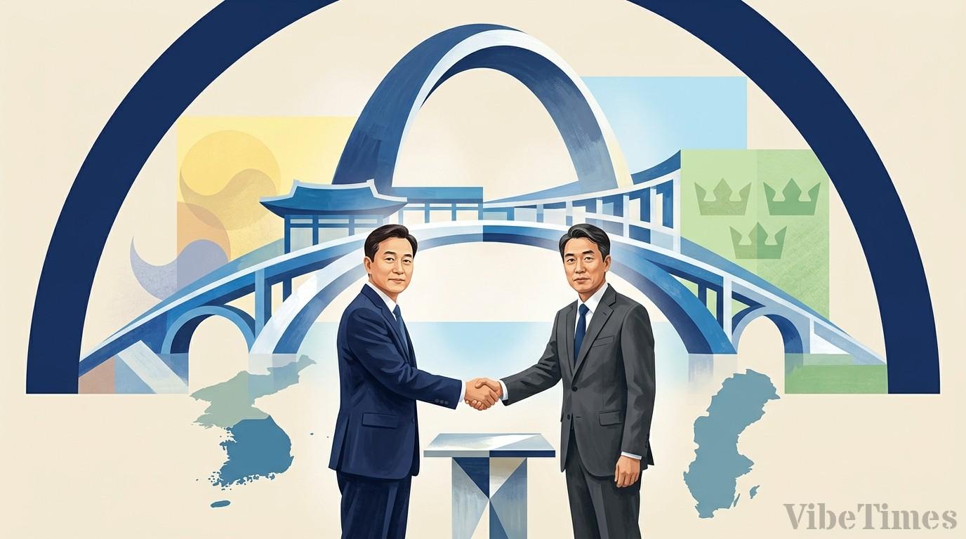 정연두 외교부 본부장, 스웨덴 한반도 특사와 만나