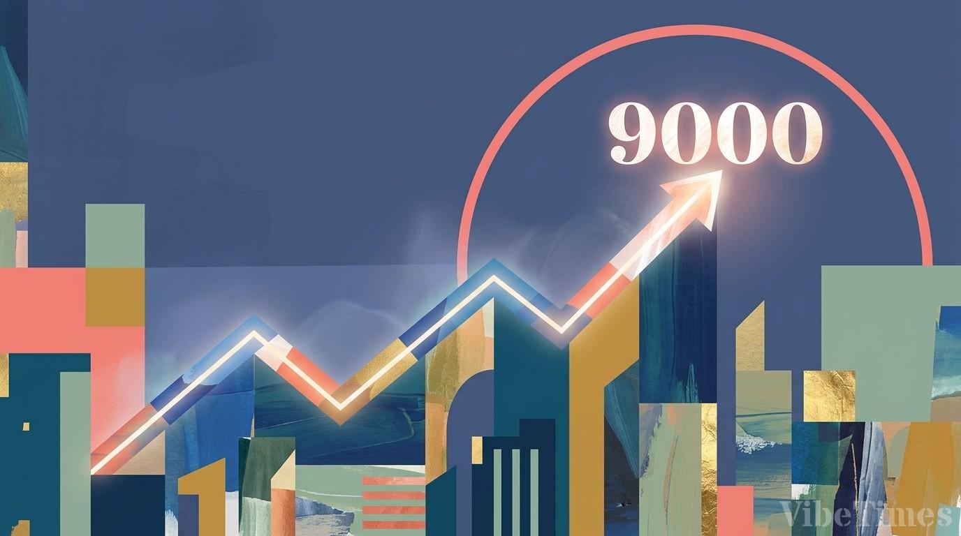코스피 9000선 돌파, 한국 증시 새 역사 썼다
