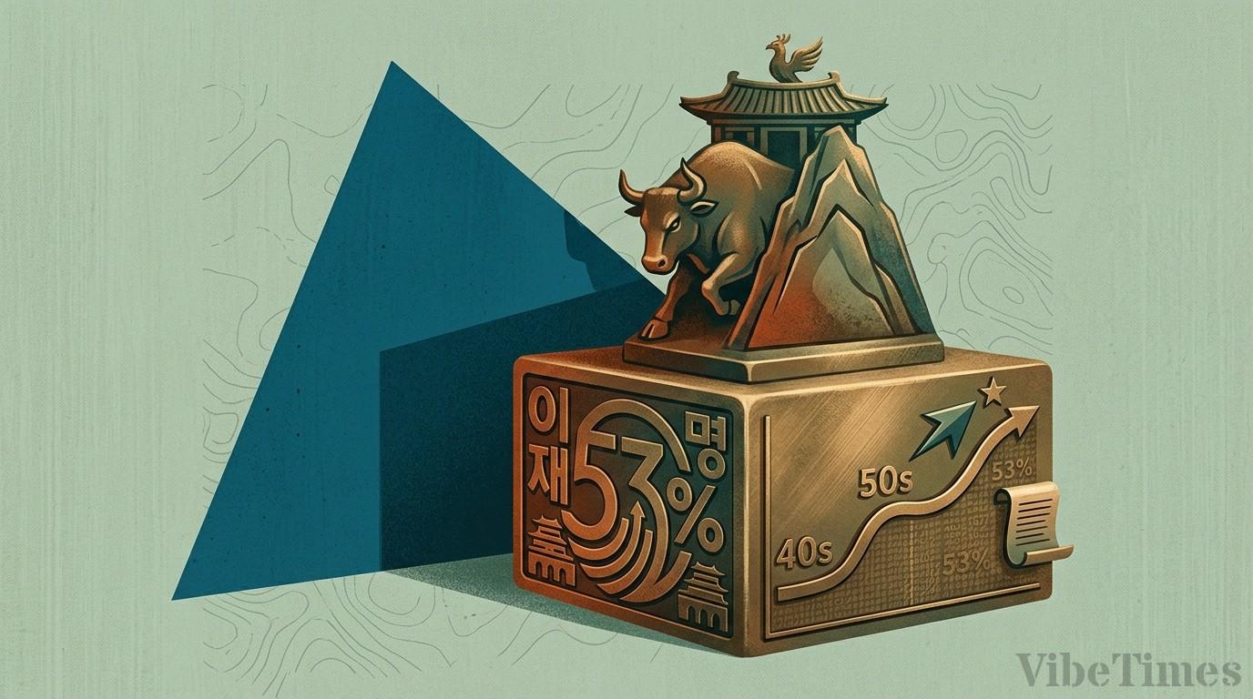 이재명 대통령 지지율 53%…2주 연속 ‘50%대 초반’ 횡보