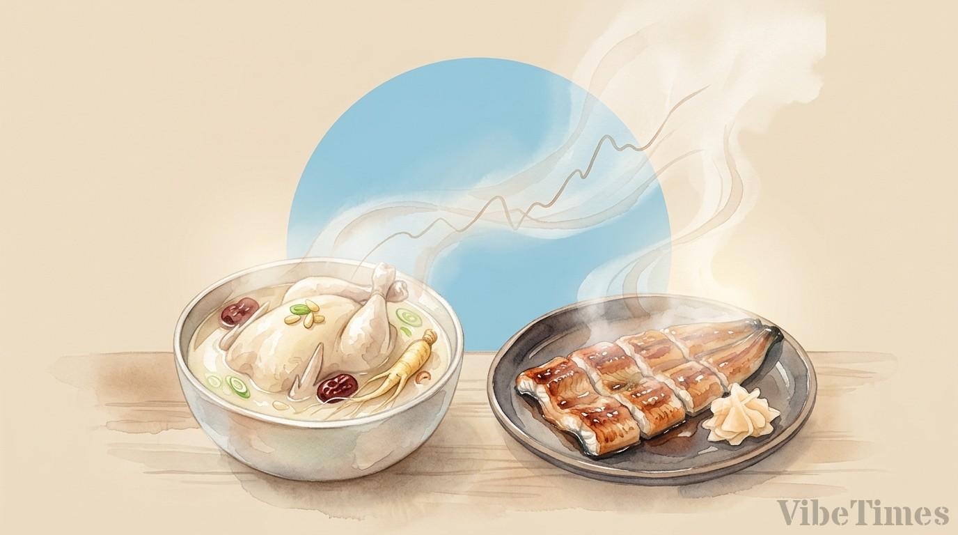 복날 민물장어 수요와 1인 가구용 삼계탕 판매량 추이 분석