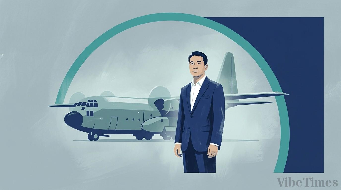 이재명 대통령 브라질 도착해 공군 수송기 시찰