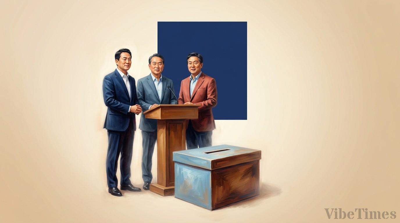 민주당 대표 후보 3인, 충청 찾아 표심 호소…이중당적 논쟁