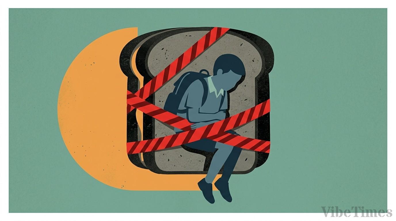 자폐아 샌드위치 모양, 학교 정학 처분 논란
