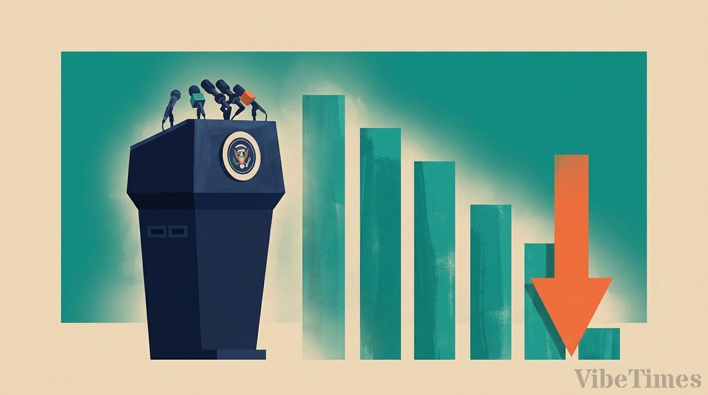 Presidential Approval Rating Dips to 50%, Third Consecutive Decline