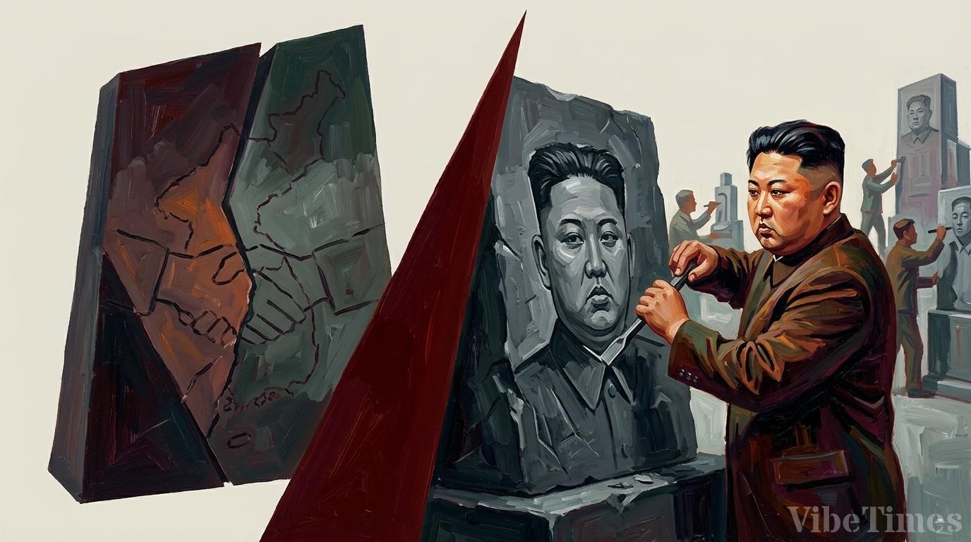 통일 지운 자리에 김정은 유일체제를 새겼다