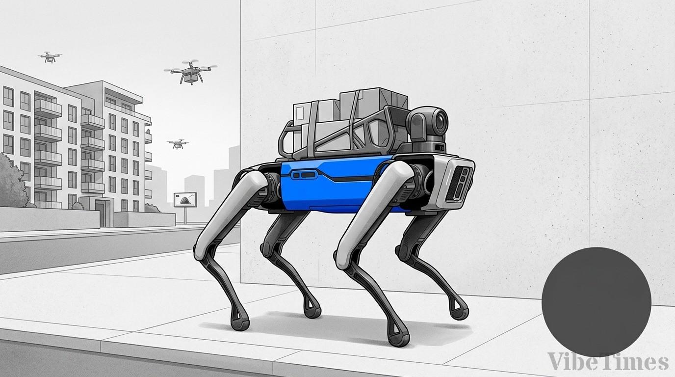 Robot dog could deliver your next package and an ad