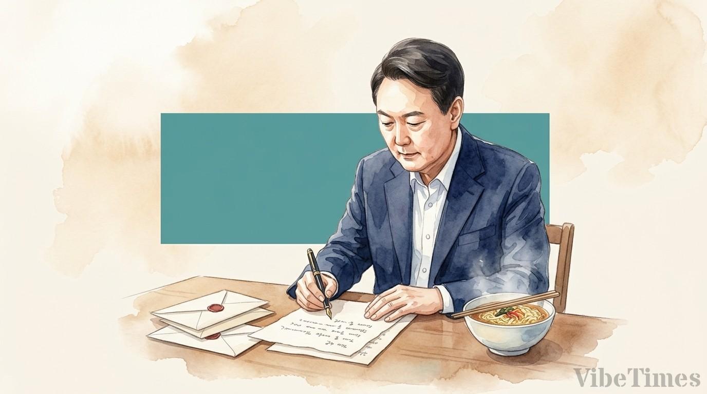 한동훈, 국민의힘 의원 전원에 손편지와 국수 보냈다