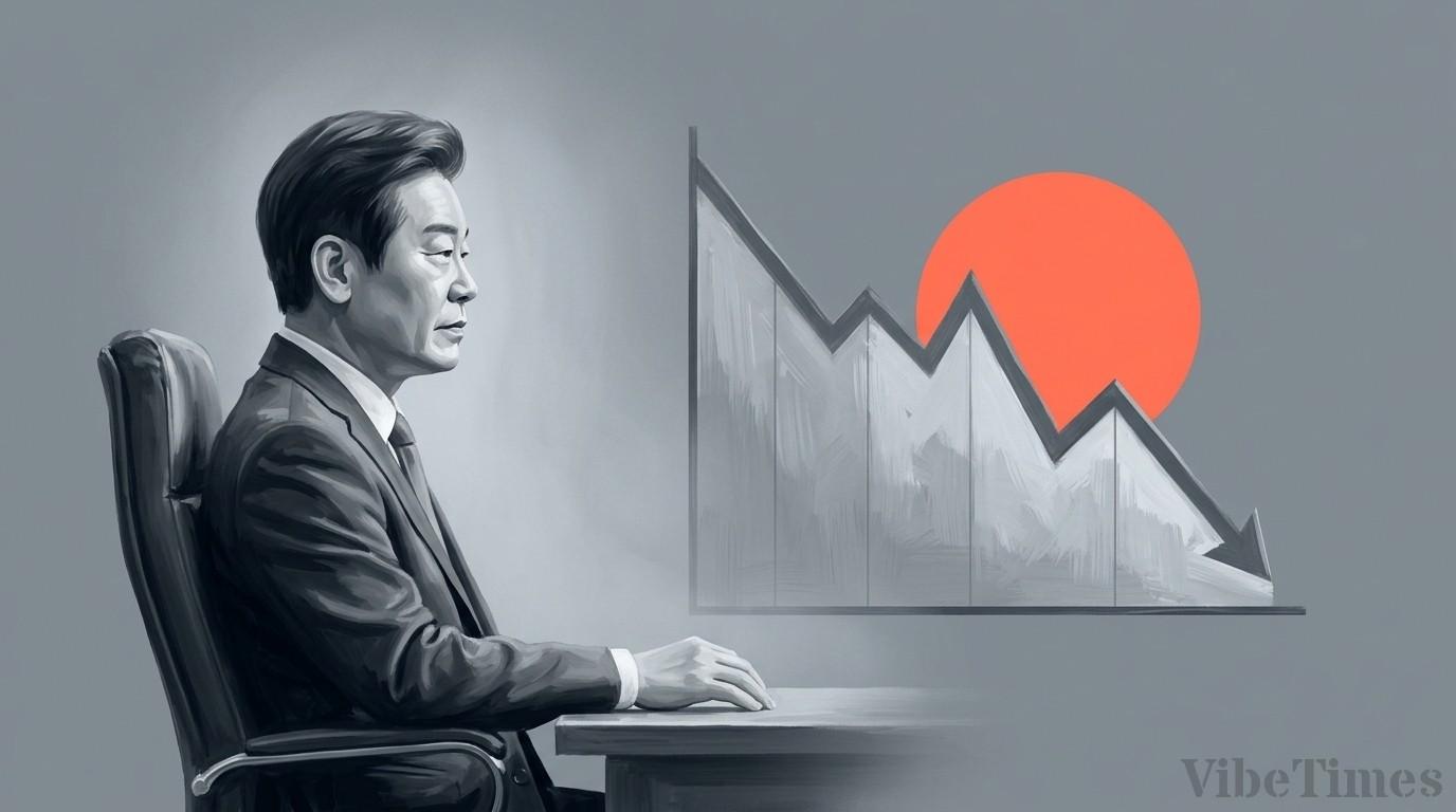 李在明氏の支持率37%で最低、否定的評価は56%で最高
