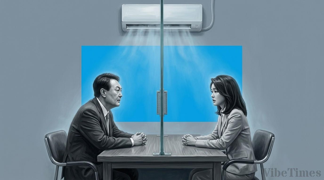 윤석열 전 대통령 부부, 냉방 접견실 피서지처럼 이용