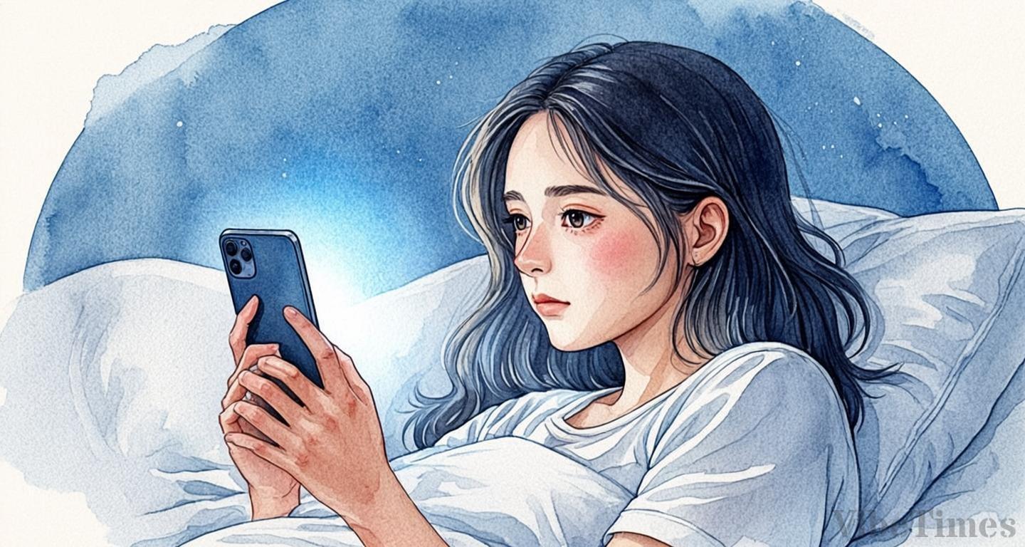 寝る前のスマートフォンが睡眠を損なう理由と対処法