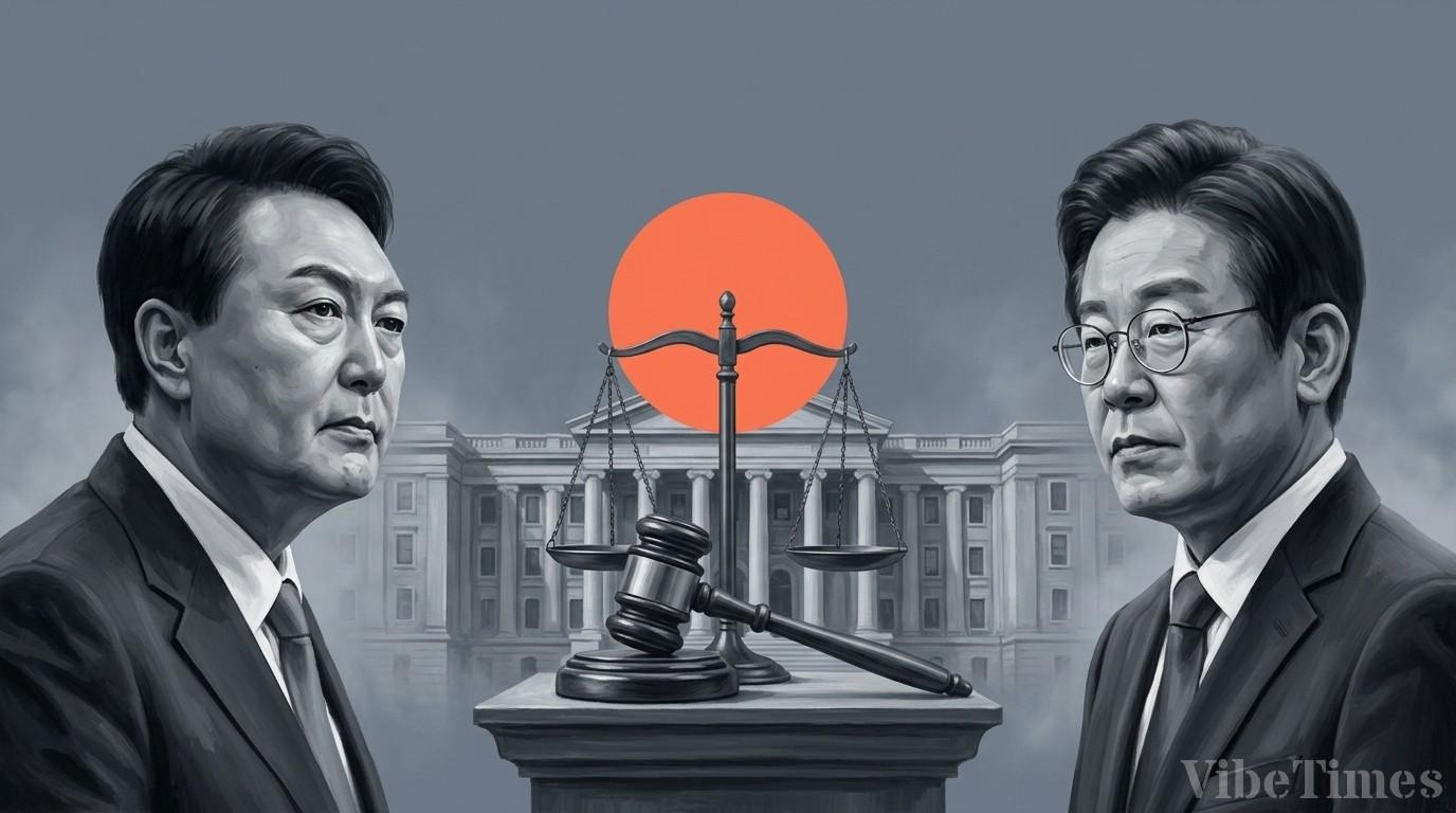 이재명 항소심 선고 기다리는 법정 밖의 내란과 헌재