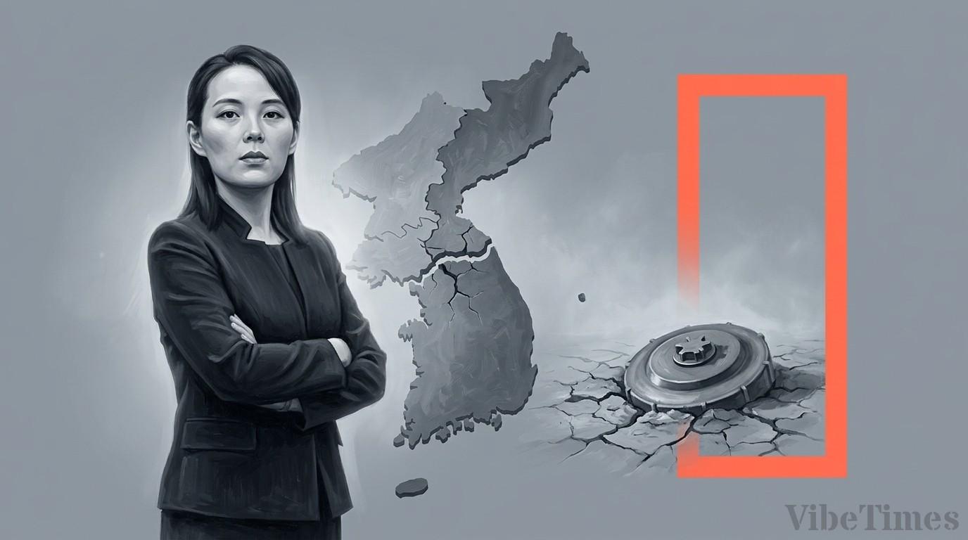 김여정, 지뢰 폭발 조사 결과 두고 '서울의 자작광대극'이라 반박