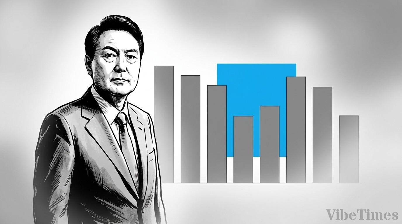 대통령 직무 부정 평가 51%로 5%p 하락…민주당 35% vs 국힘 26%