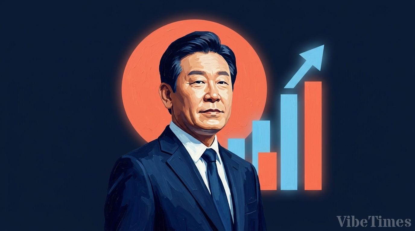李在明氏の支持率、39％に反発し6週連続の下落に歯止め