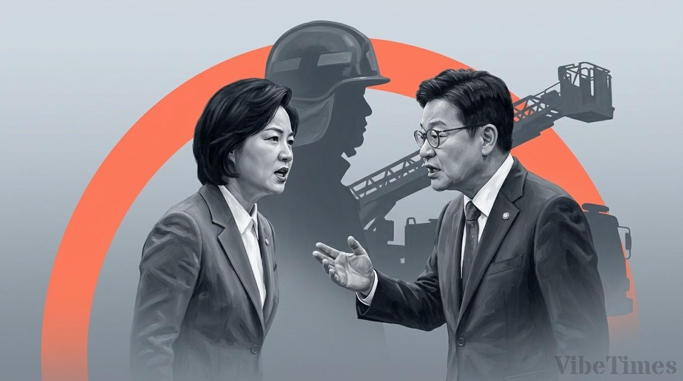 추미애 '빨대' 발언에 정점식 "사과가 아니라 소방관 폄훼"