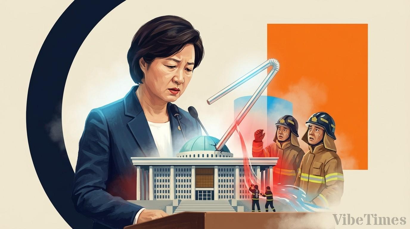 추미애 '소방 재정 빨대' 발언에 민주당 발 동요