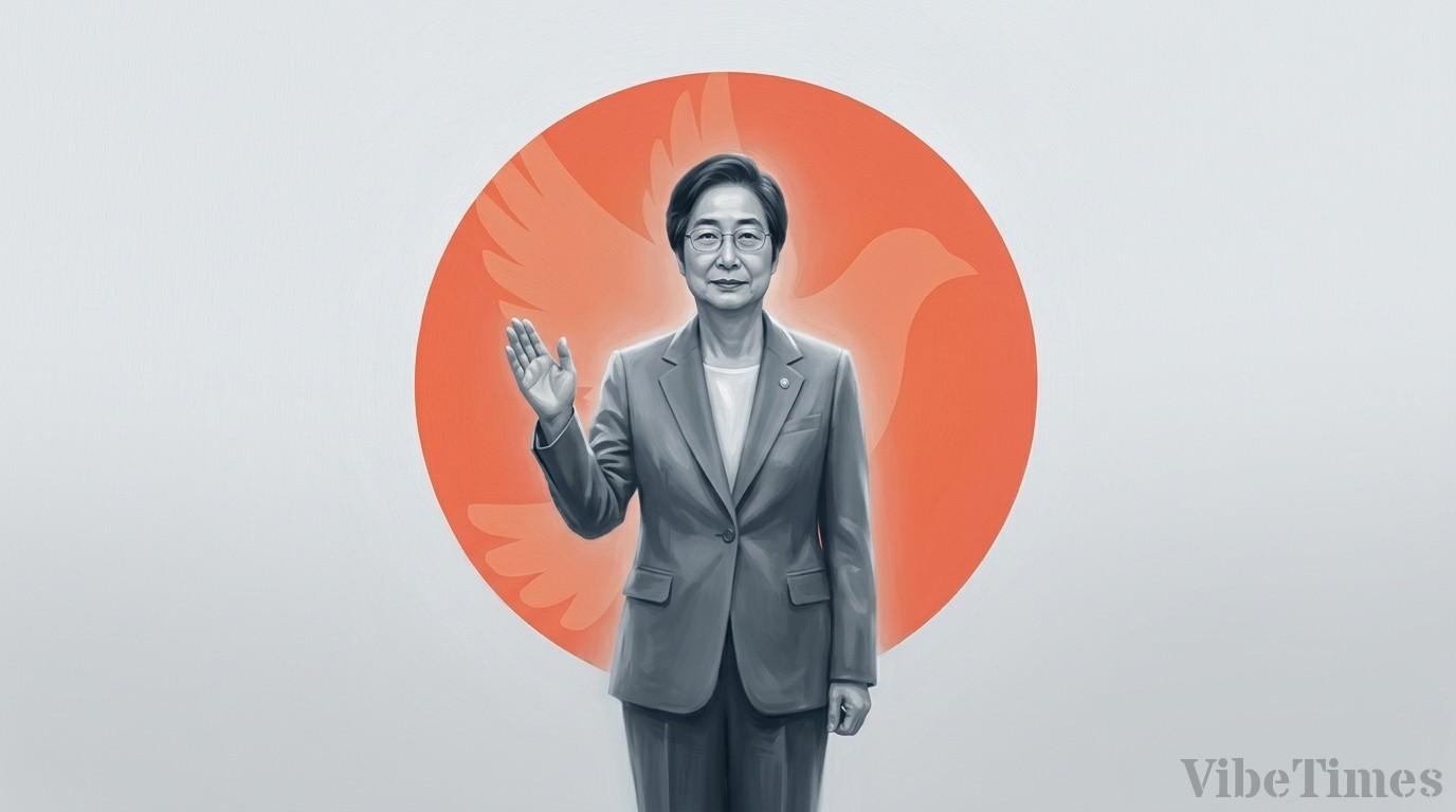 한성숙 총리, "평화공존 기반 차근차근 다지겠다"