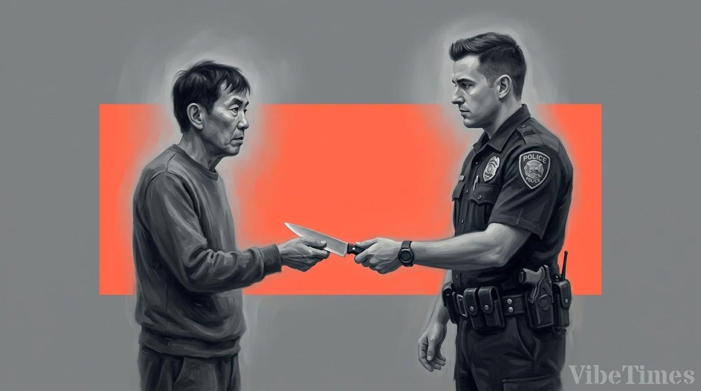 경찰이 흉기 든 최충락을 확인하고도 식칼을 돌려줬다