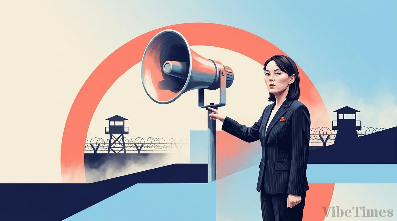 김여정, 남북 국경 긴장에 대남 확성기 재개 시사