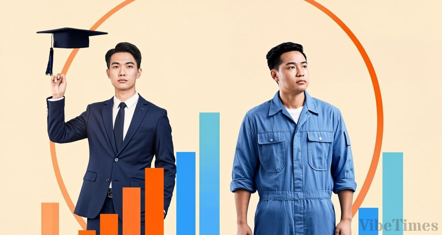 대학 간 88.8% 시대…미진학자는 더 일하고 17만원 덜 받는다