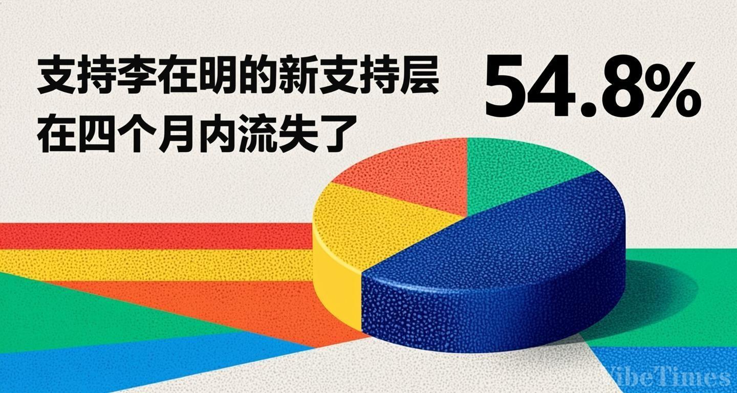 뉴 이재명 지지층 넉 달 새 54.8% 이탈했다