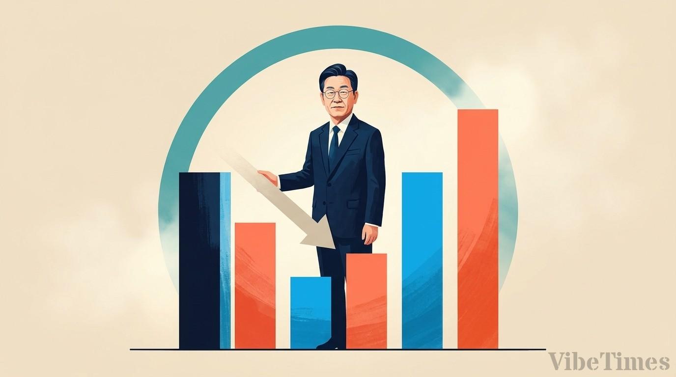 이재명 대통령 지지도 35.3%로 2%포인트 하락