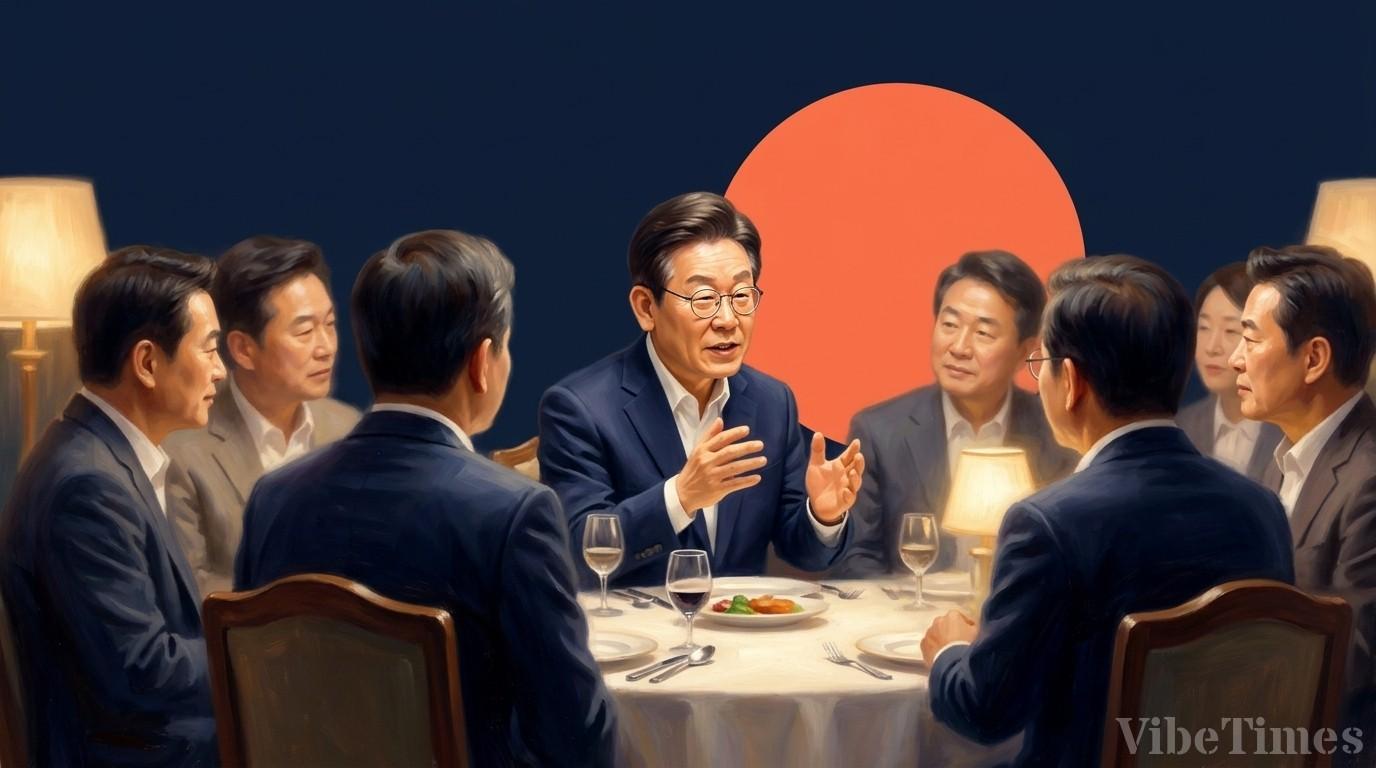 이재명 대통령, 여당 중진 초청 만찬서 '통합·협력' 당부