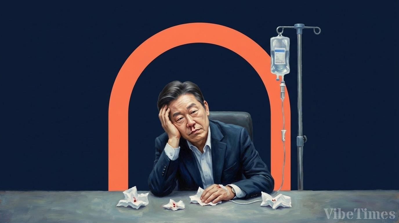 링거 맞고 코피 터지는 일정이라는 이재명의 반박