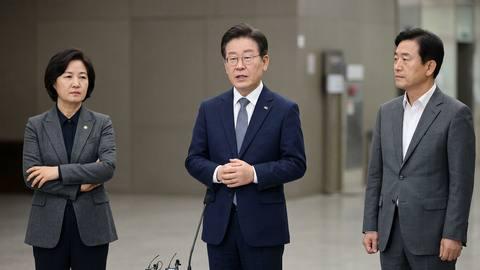 이재명 대표, 추미애 당선인과 거리두며 검찰개혁 방향 제시