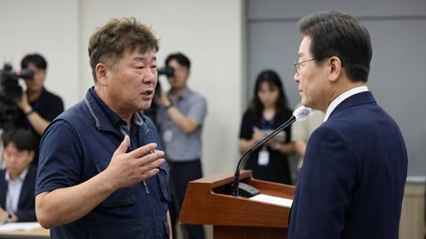 이재명 대통령, 한국노총과 노동 정책 논의