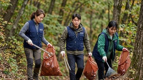 동해시가족봉사단, 무릉서 산불 예방·환경 정화