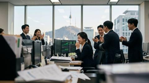 코스피 172포인트 상승, 원·달러 환율 7.6원 하락