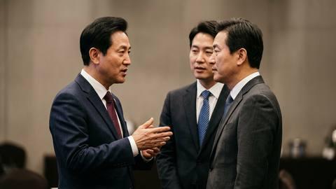 오세훈, 정원오 향해 "이재명 은혜 갚을 것"