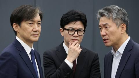 조국·한동훈 출마, 부정적 여론이 앞서