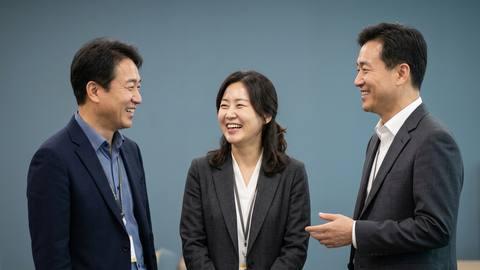 KB금융 주가 1년 새 2배 가까이 올라 직원들 '함박웃음'