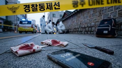 흉기 공격받은 여고생, 119에 도움 요청하며 저항