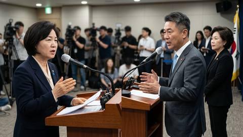 추미애 "공소 취소 특검" 조항에 장동혁 "보수 어머니 추미애 돌아왔다"